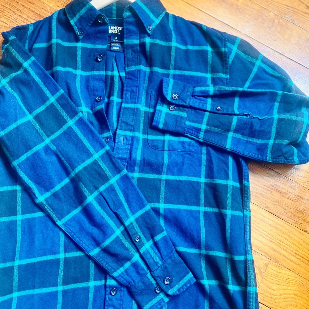 Lands’ End Traditional Fit Flannel